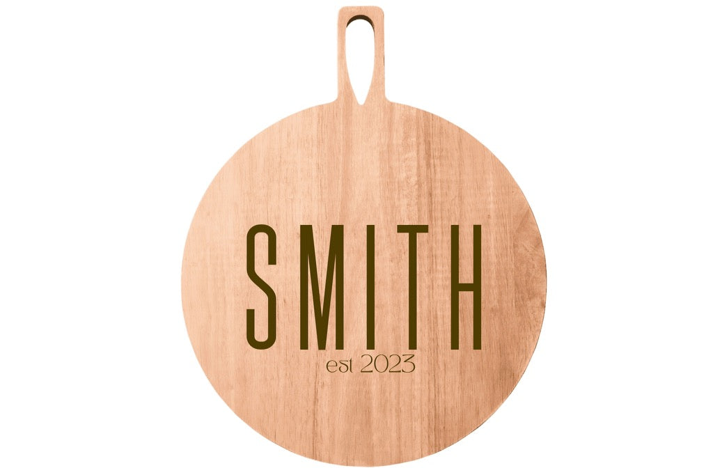 Personalized Cheese Board