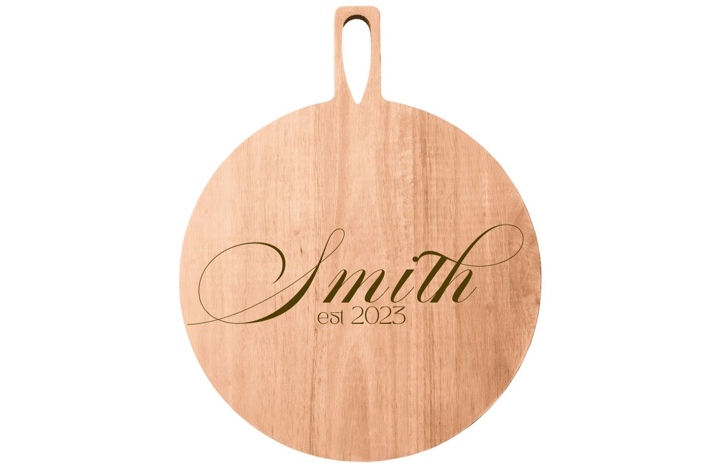 Personalized Cheese Board