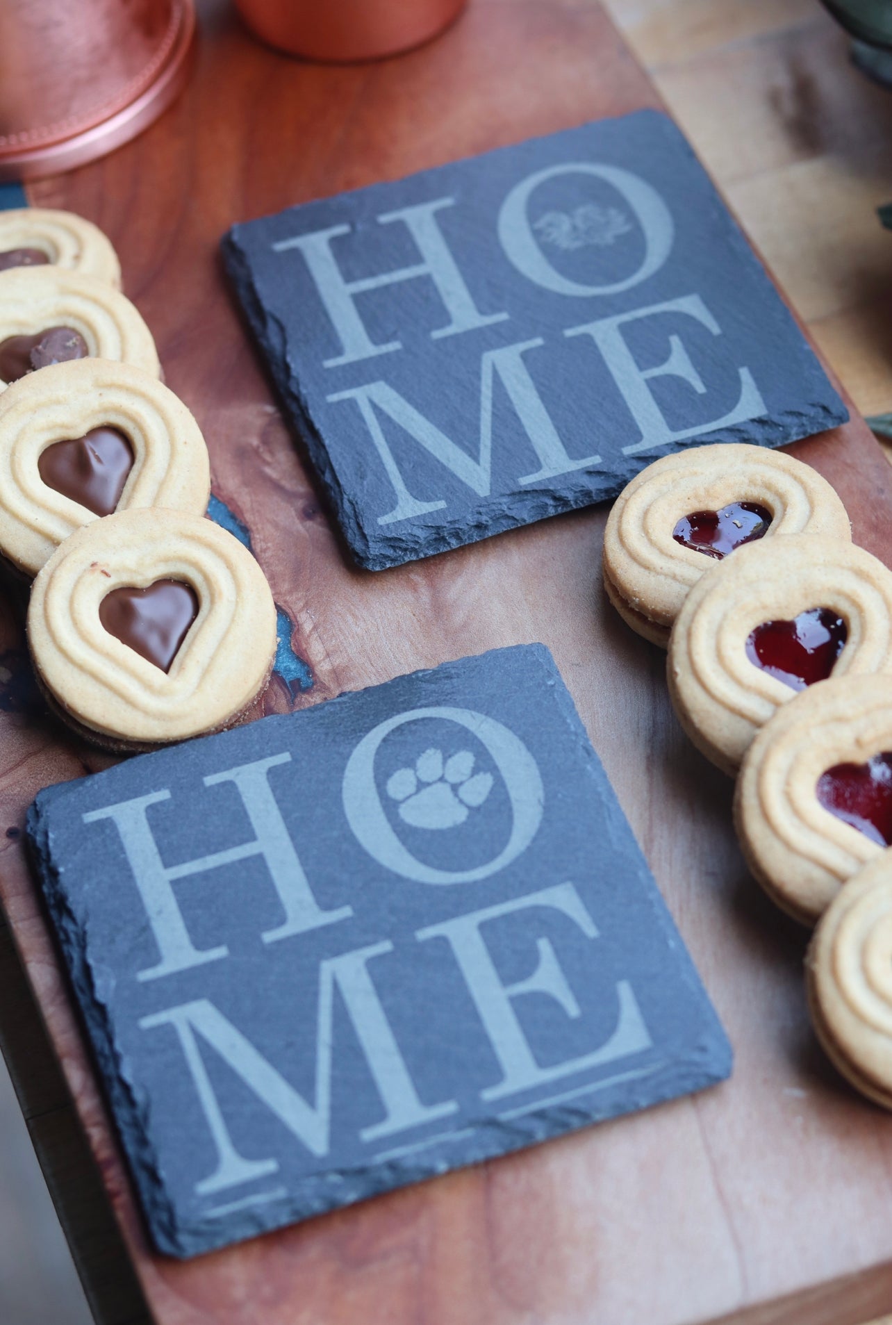 Set of 4 Custom Slate Coasters