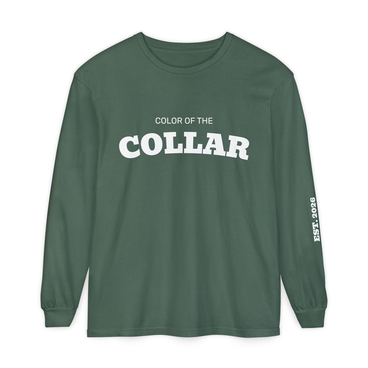 Unisex Garment-dyed Long Sleeve T-Shirt