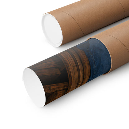 Color of the Collar Matte Horizontal Poster — Podcast Art Print featuring “Color of the Collar”