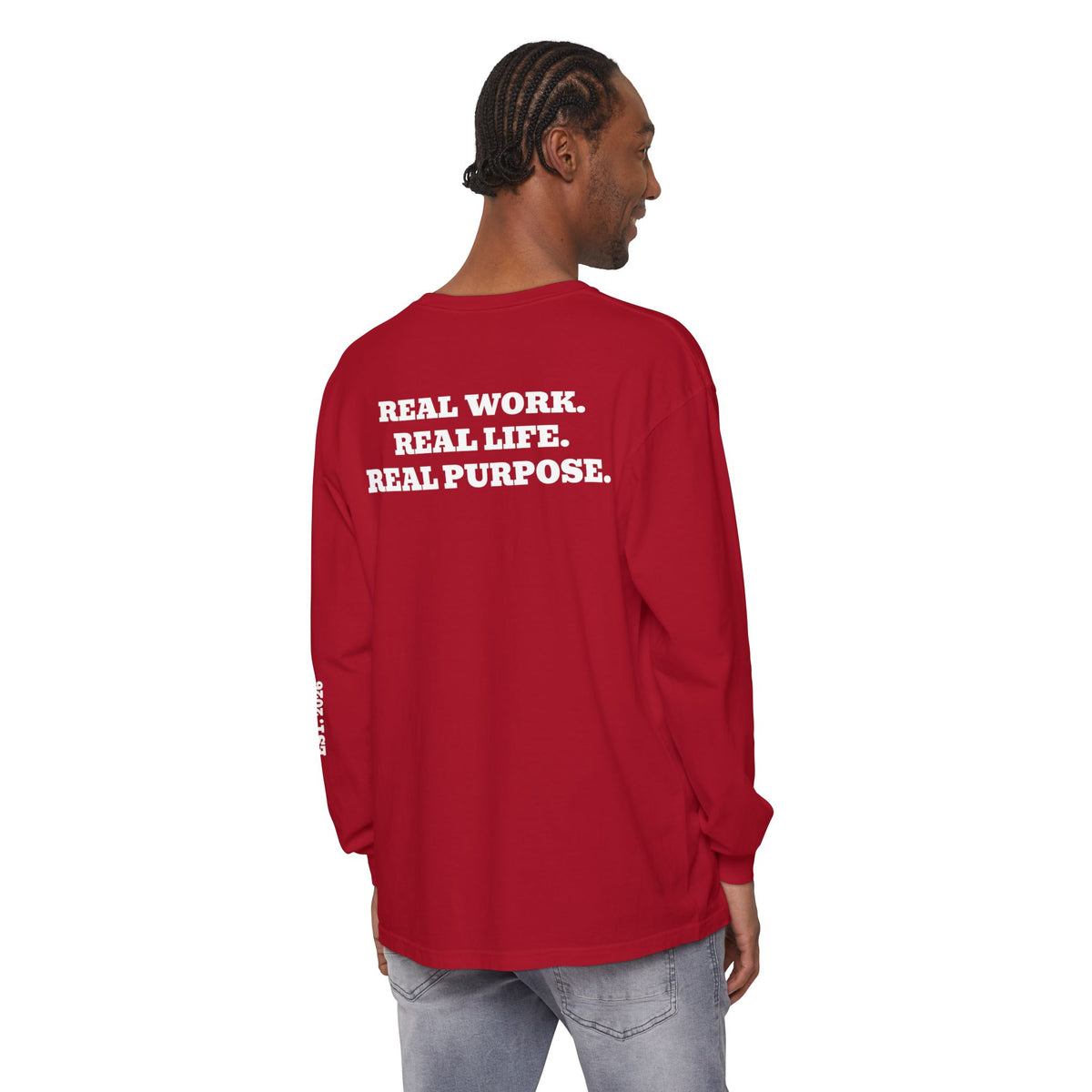 Unisex Garment-dyed Long Sleeve T-Shirt