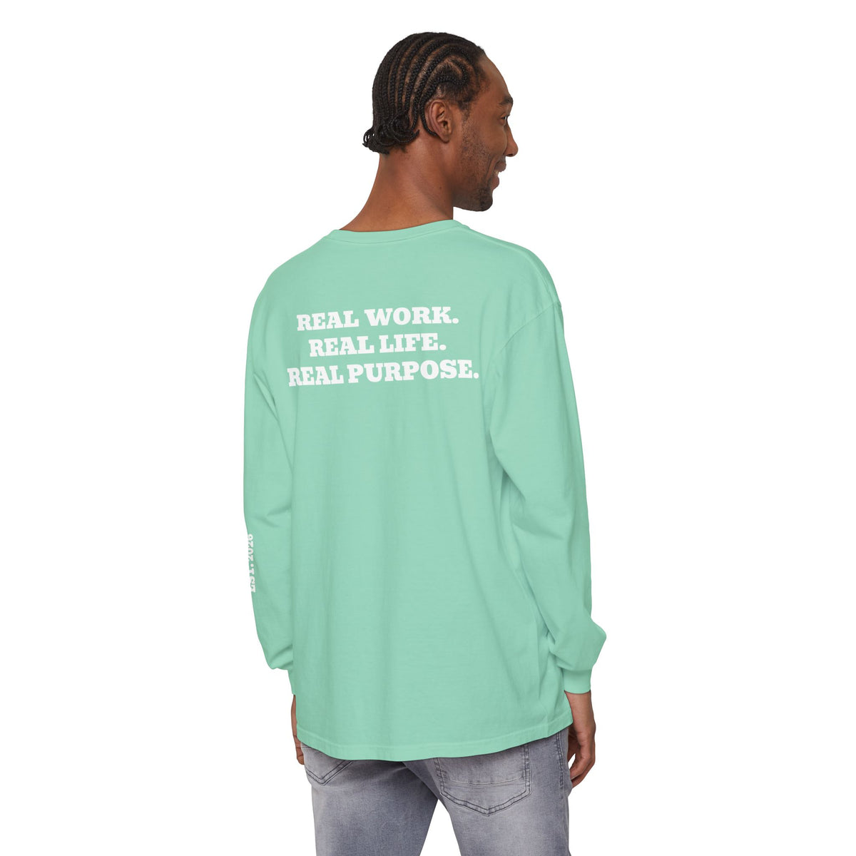 Unisex Garment-dyed Long Sleeve T-Shirt