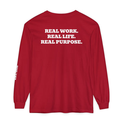 Unisex Garment-dyed Long Sleeve T-Shirt