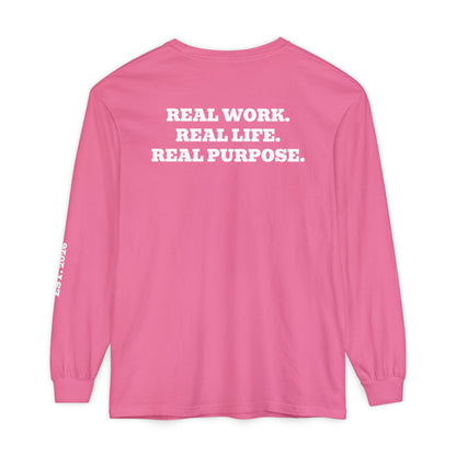 Unisex Garment-dyed Long Sleeve T-Shirt