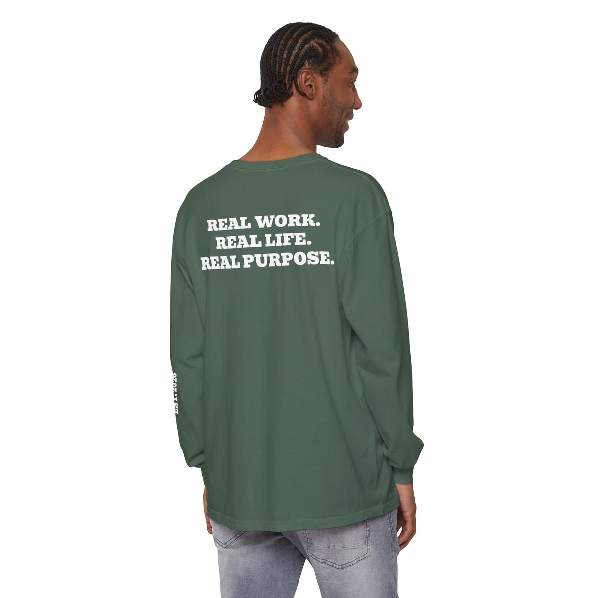 Unisex Garment-dyed Long Sleeve T-Shirt