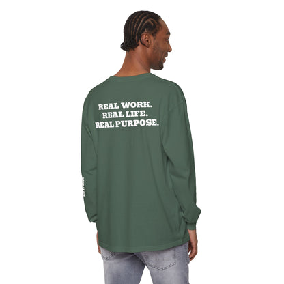 Unisex Garment-dyed Long Sleeve T-Shirt