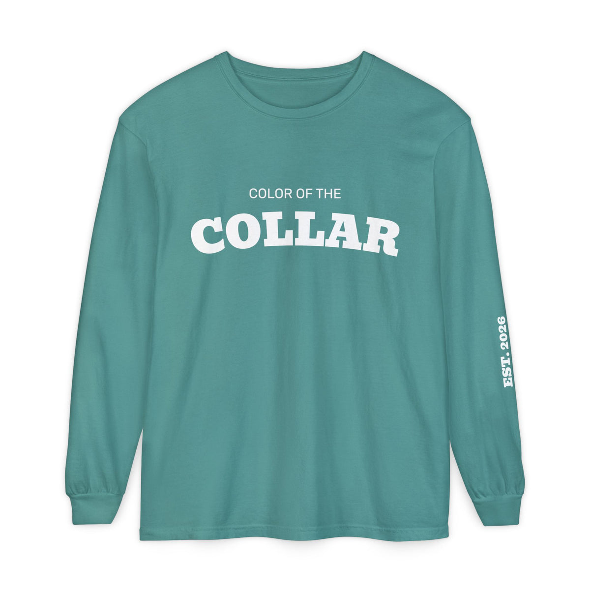 Unisex Garment-dyed Long Sleeve T-Shirt