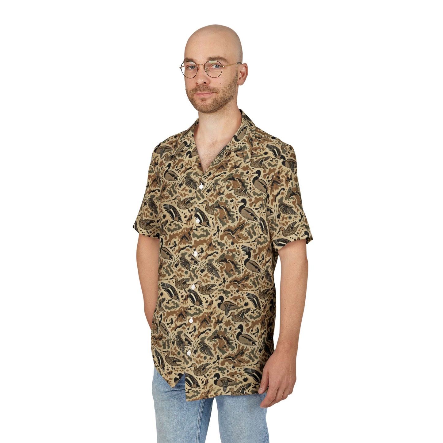 Father Figure MarshMallard Button Up