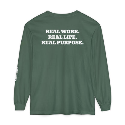 Unisex Garment-dyed Long Sleeve T-Shirt