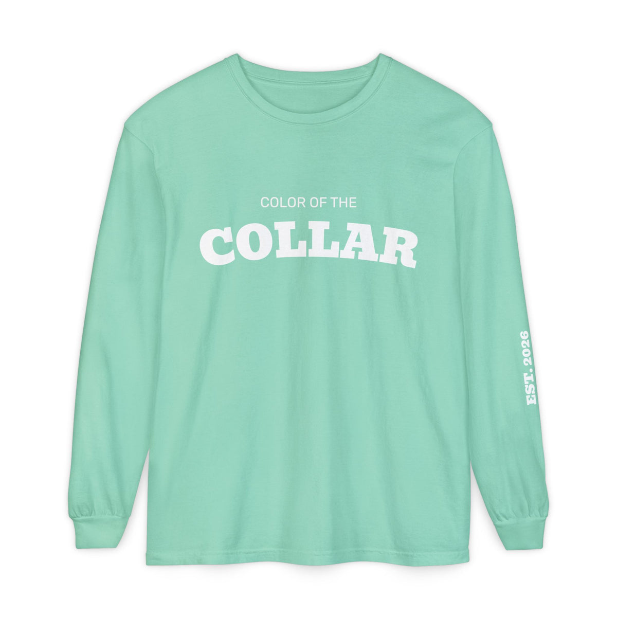Unisex Garment-dyed Long Sleeve T-Shirt