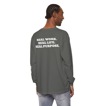 Unisex Garment-dyed Long Sleeve T-Shirt
