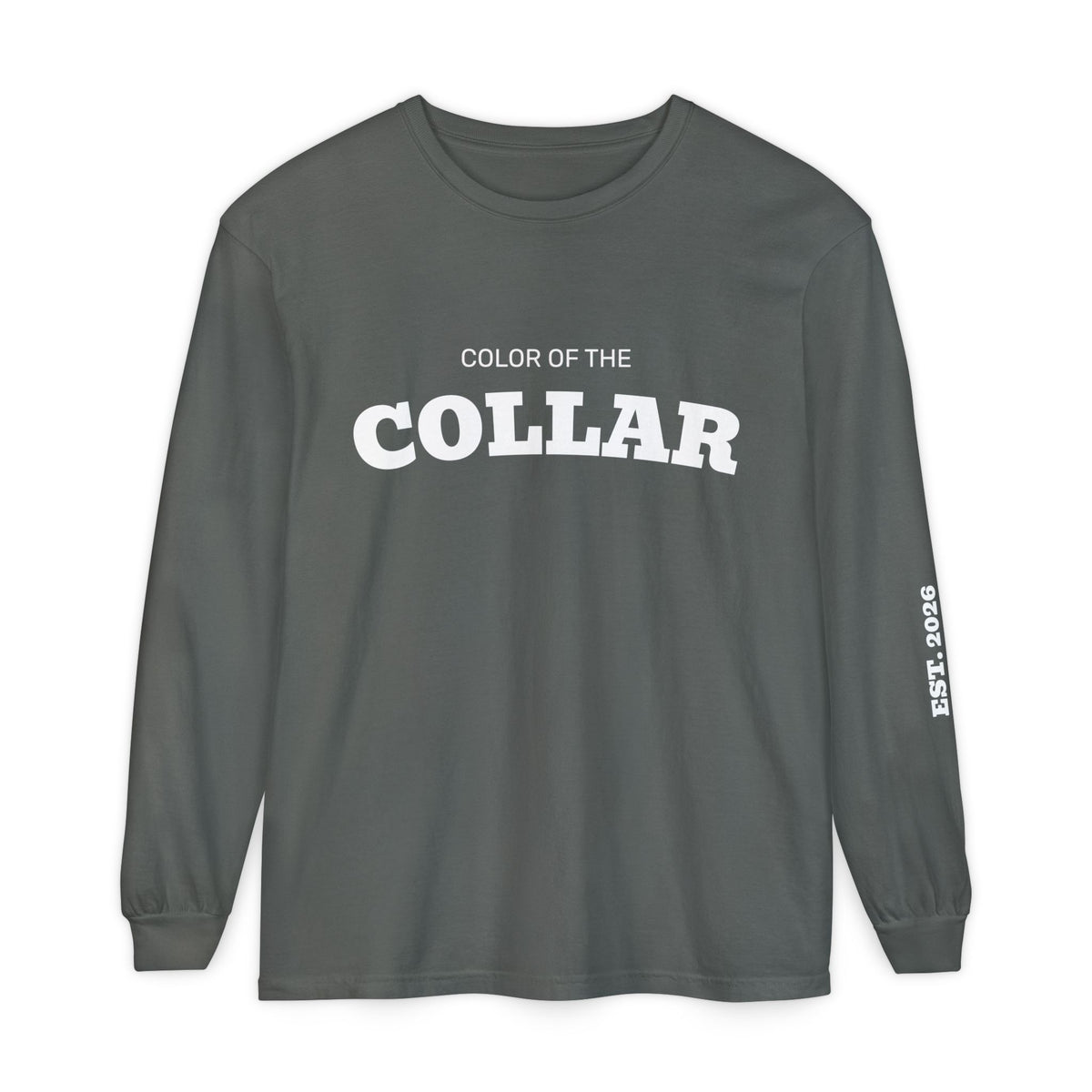 Unisex Garment-dyed Long Sleeve T-Shirt
