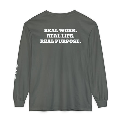 Unisex Garment-dyed Long Sleeve T-Shirt
