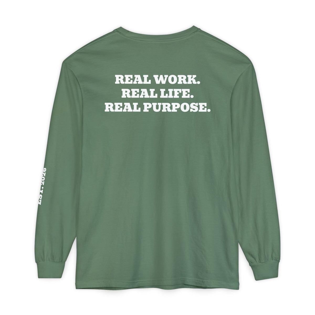 Unisex Garment-dyed Long Sleeve T-Shirt