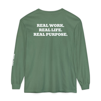 Unisex Garment-dyed Long Sleeve T-Shirt