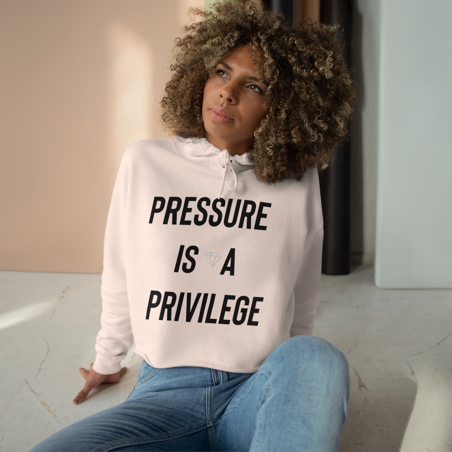 ELLA-SWOLE Crop Hoodie