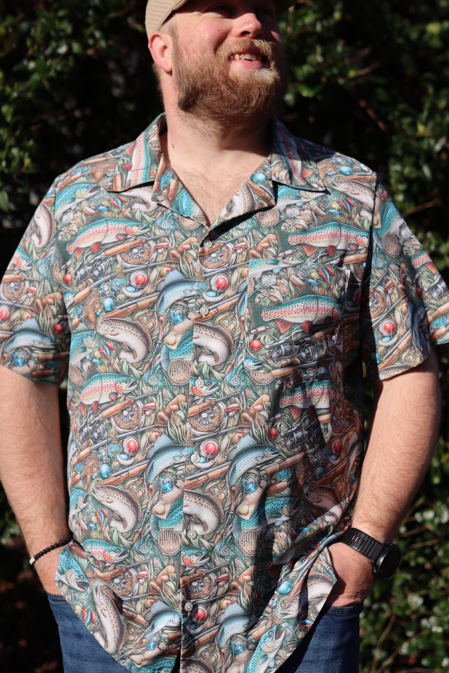 Father Figure Fly Guy Button Up