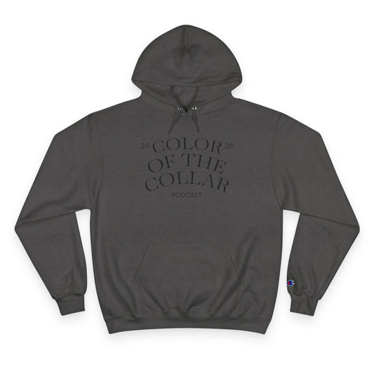 Vintage Truck Hoodie — 'A Color of the Collar' Back Print, Rustic Farmhouse Crew