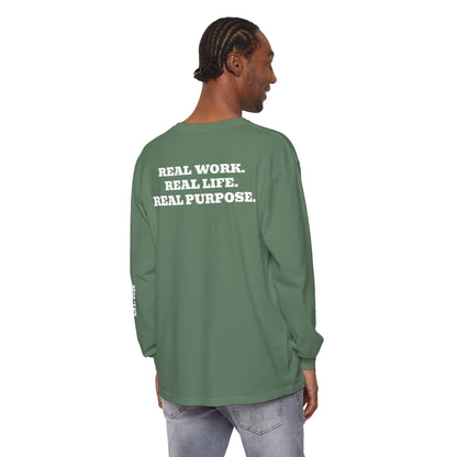 Unisex Garment-dyed Long Sleeve T-Shirt