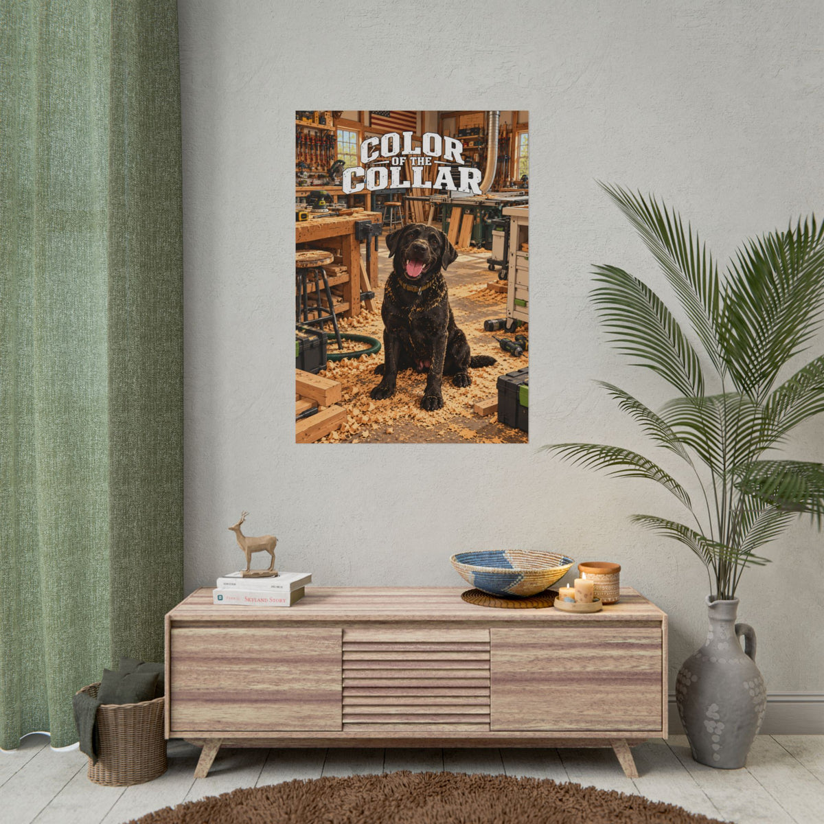 Rolled Poster – "Color of the Collar" Workshop Dog Print