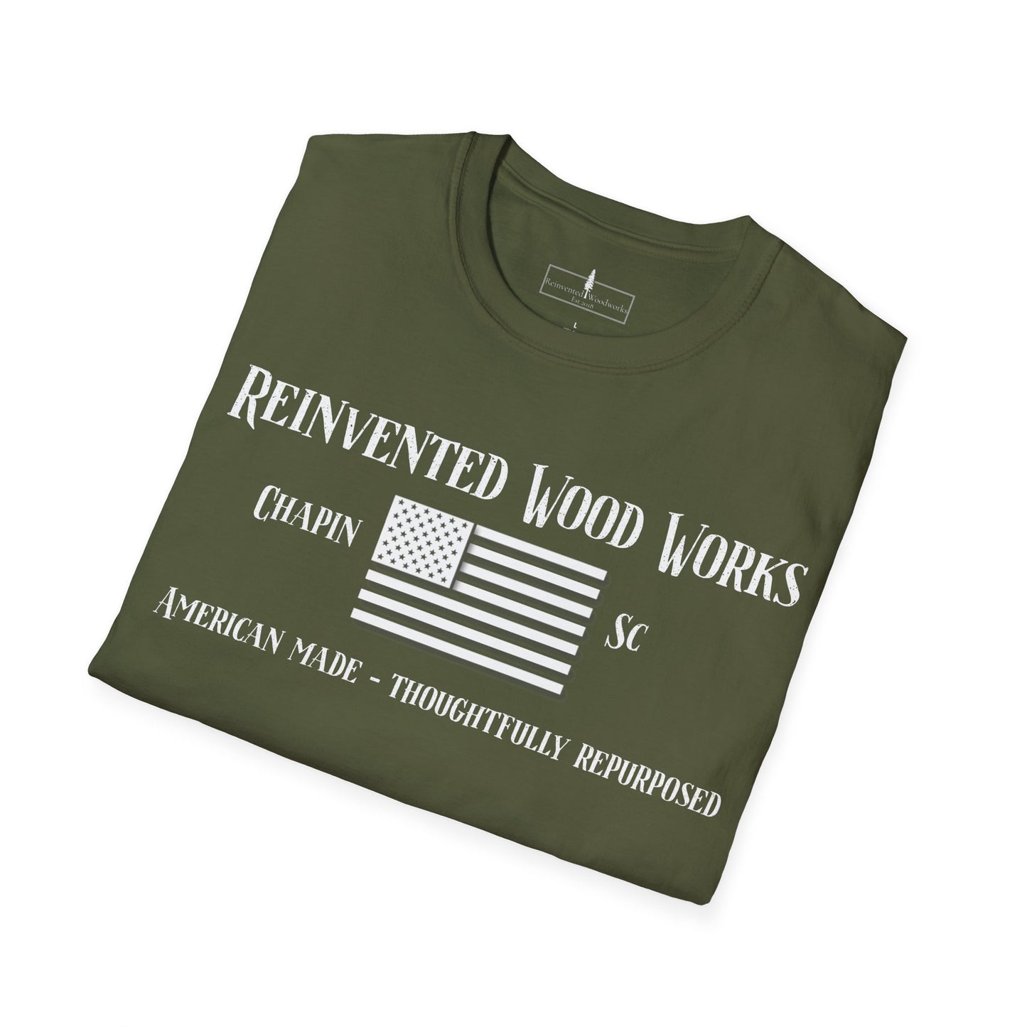Reinvented Woodworks Motto Tee