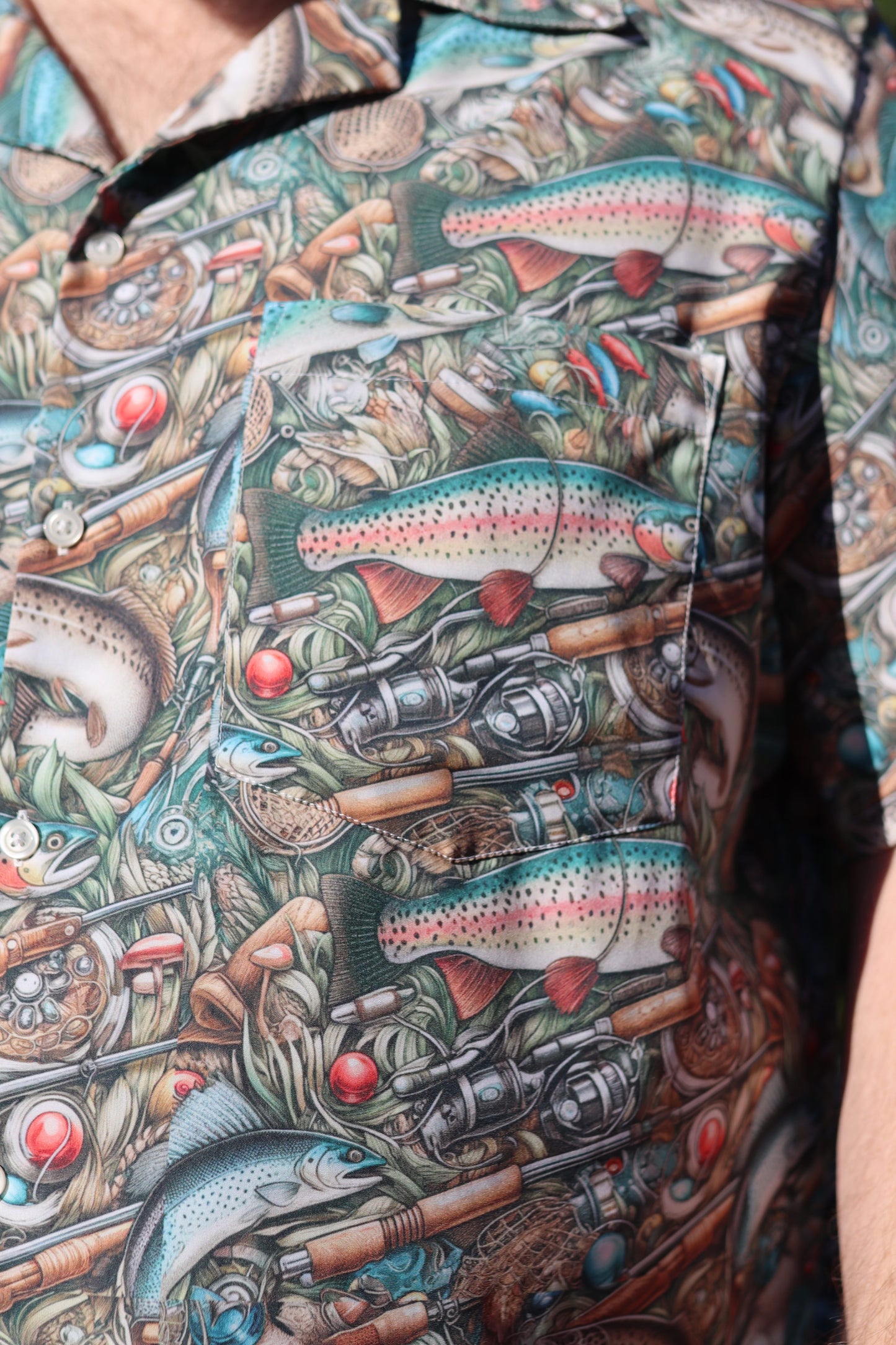Father Figure Fly Guy Button Up
