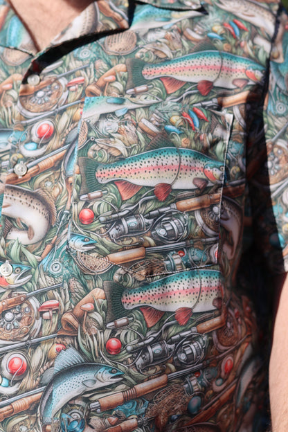 Father Figure Fly Guy Button Up