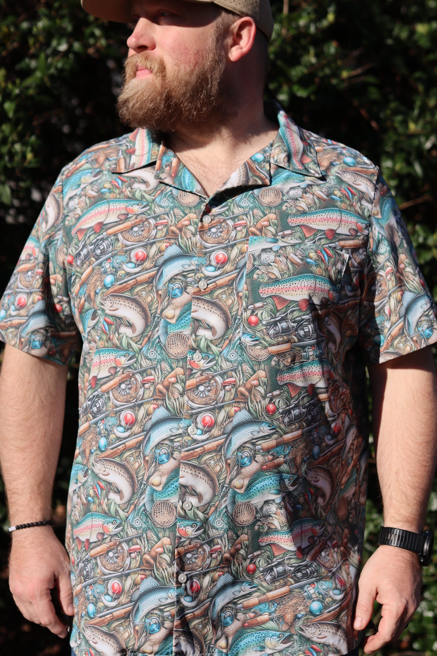Father Figure Fly Guy Button Up