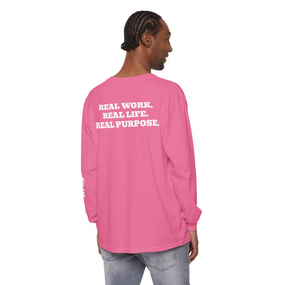 Unisex Garment-dyed Long Sleeve T-Shirt