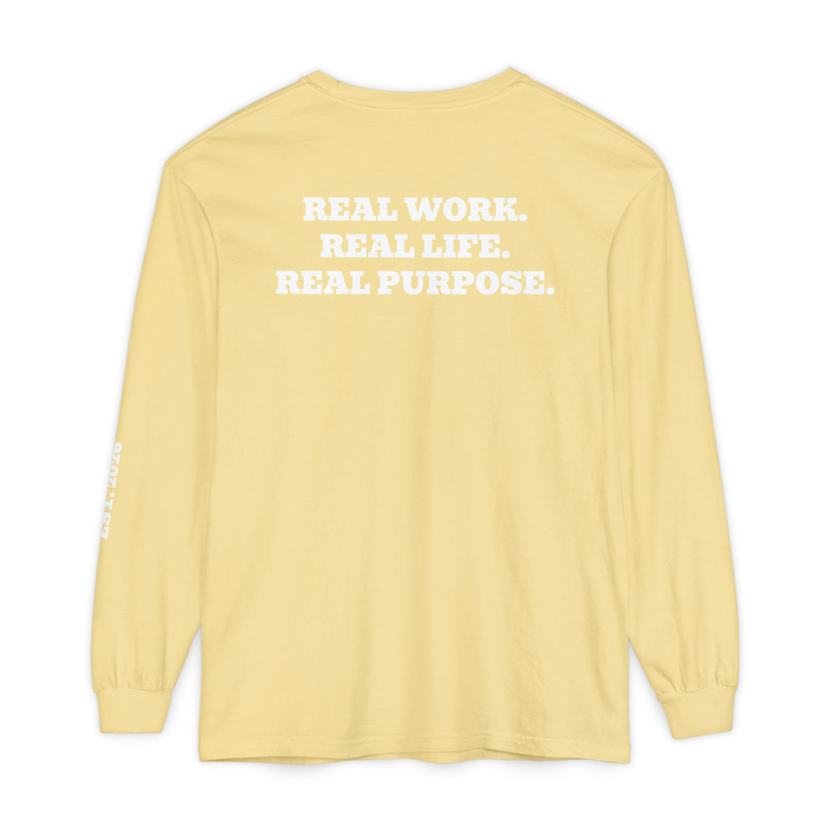 Unisex Garment-dyed Long Sleeve T-Shirt