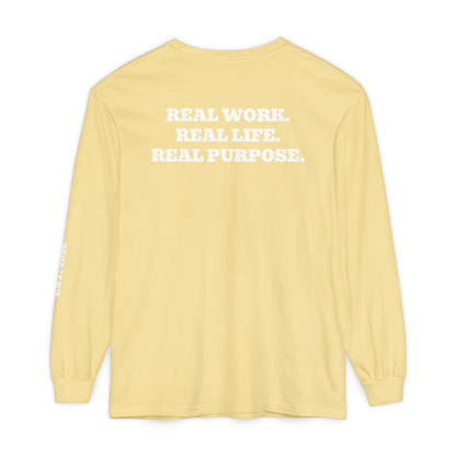 Unisex Garment-dyed Long Sleeve T-Shirt