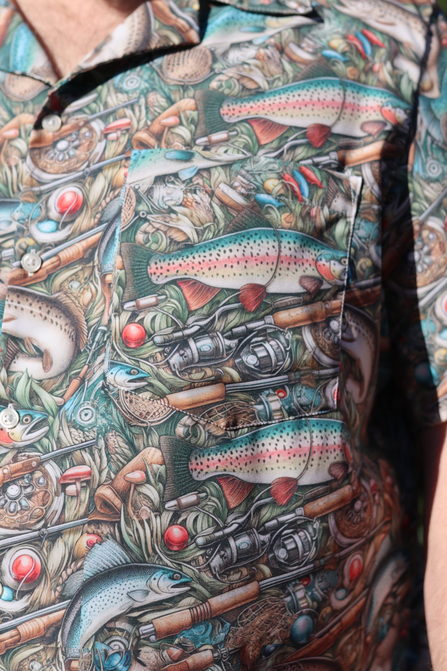 Father Figure Fly Guy Button Up
