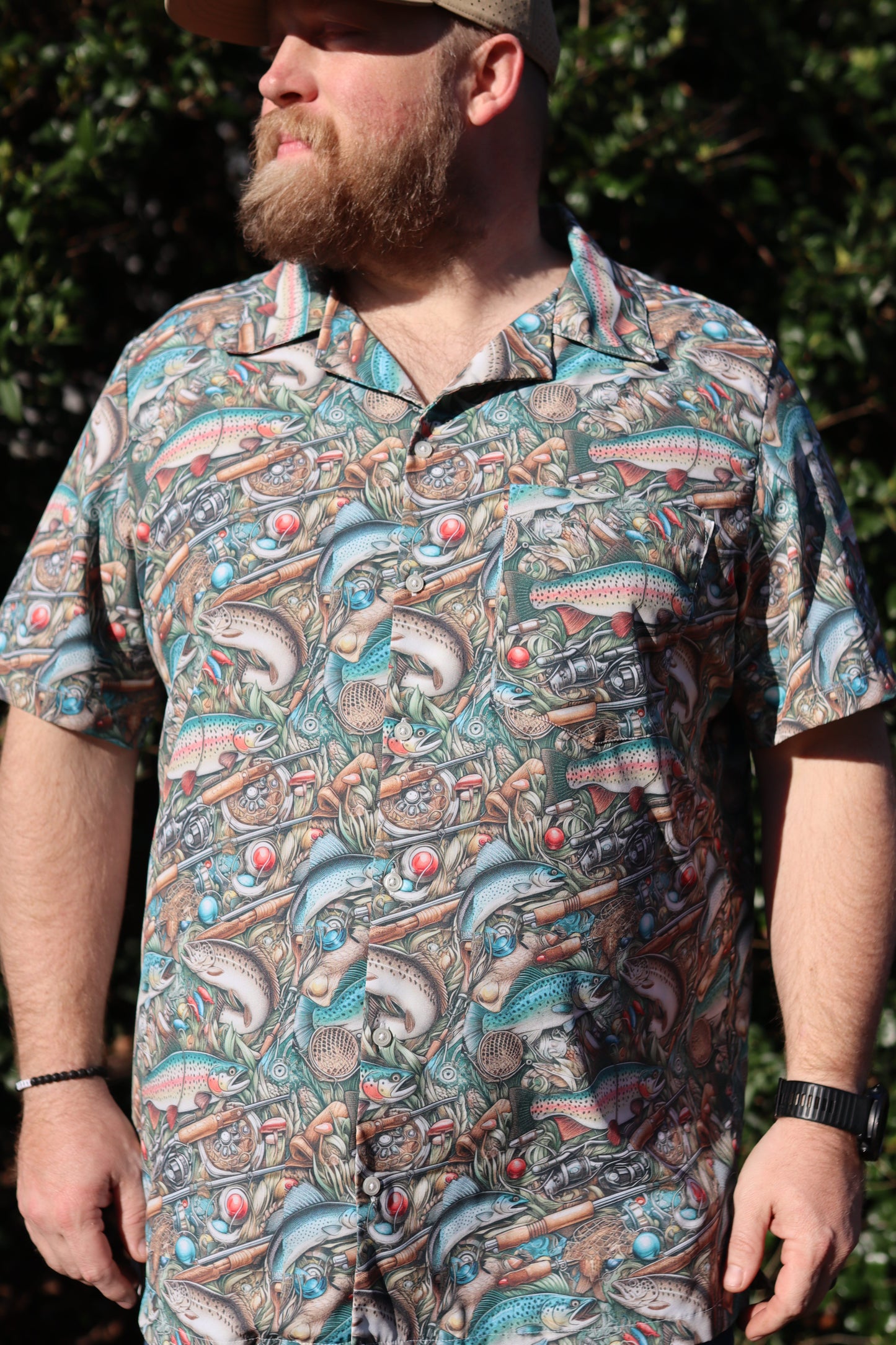 Father Figure Fly Guy Button Up
