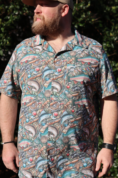 Father Figure Fly Guy Button Up