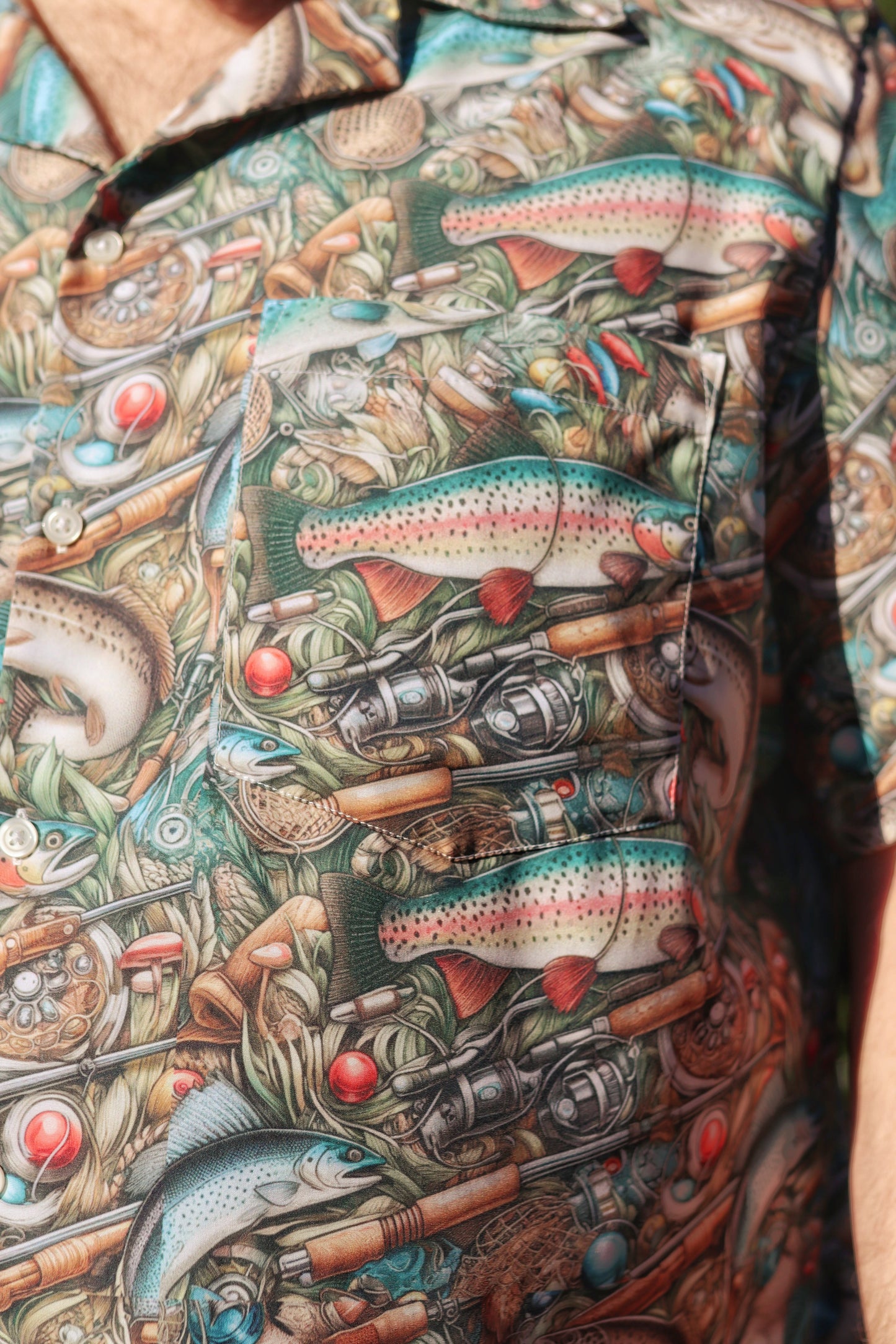 Father Figure Fly Guy Button Up