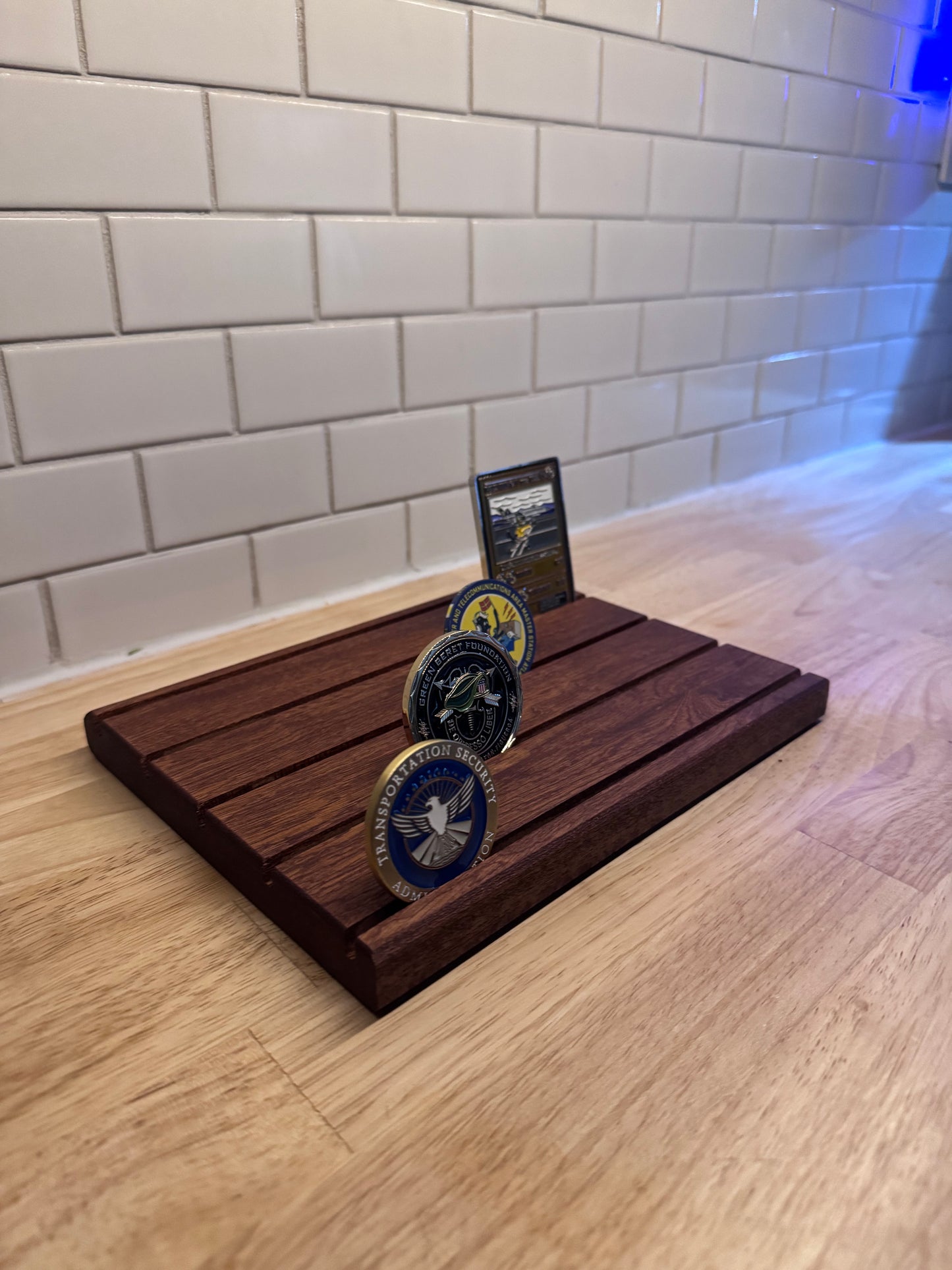 Desktop Challenge Coin Holder