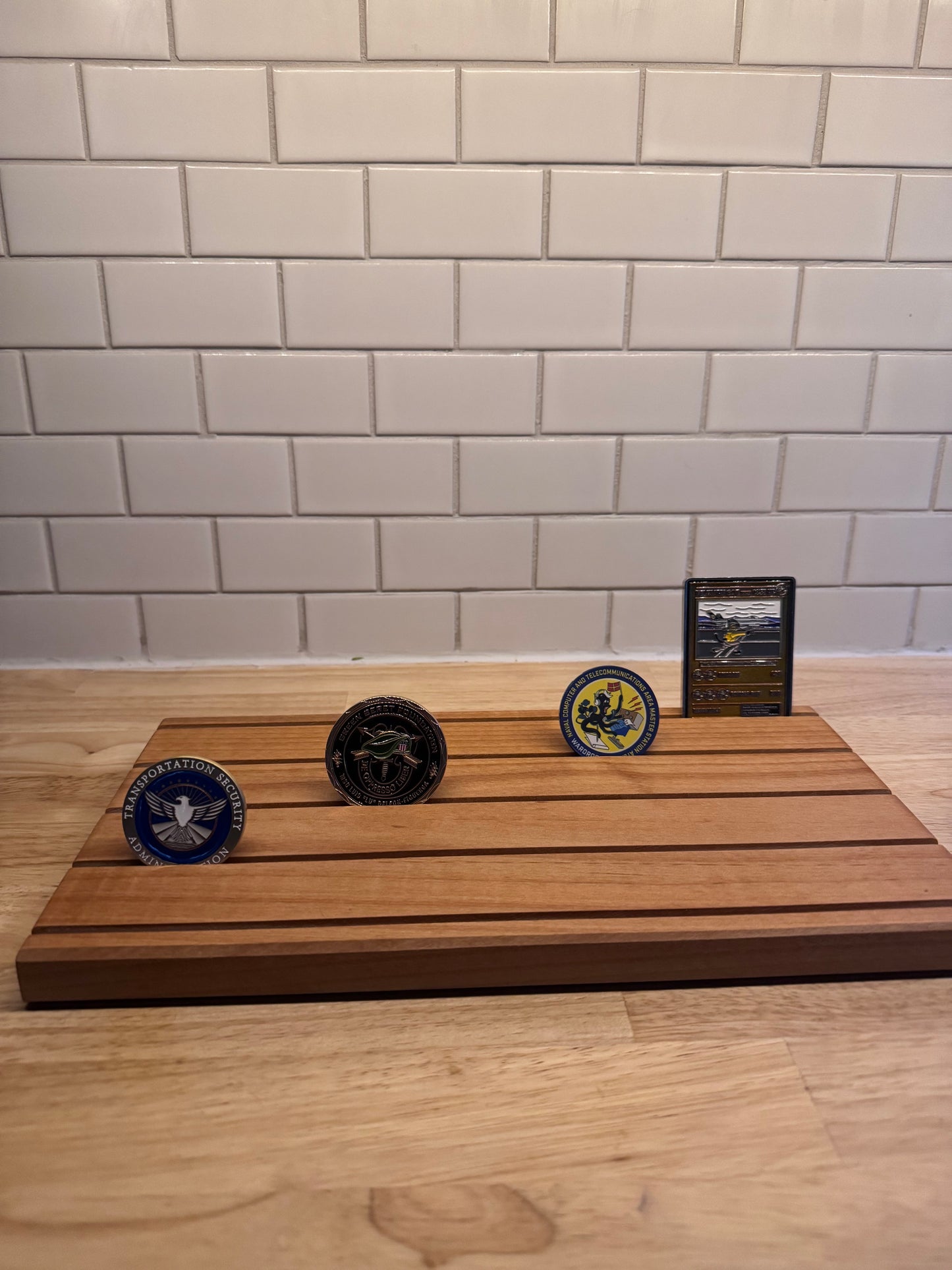 Desktop Challenge Coin Holder