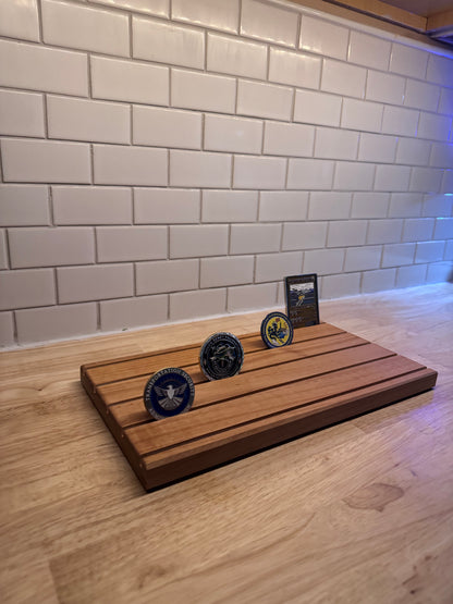 Desktop Challenge Coin Holder