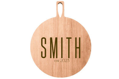 Personalized Cheese Board